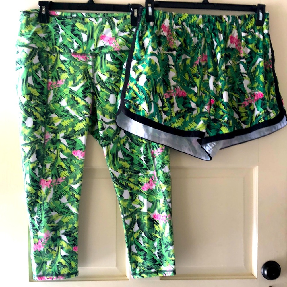 EUC Zelos Curvy Leggings & Shorts